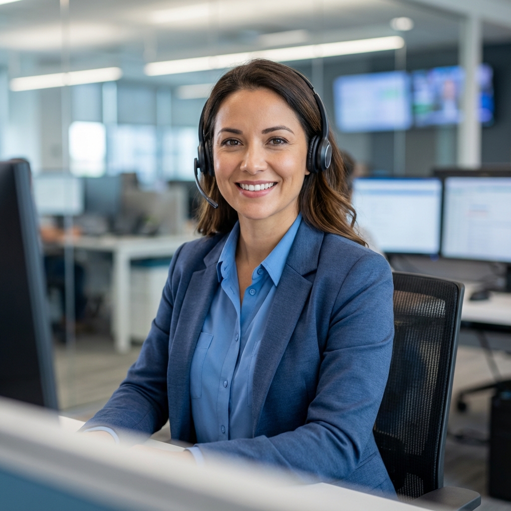 Profesyonel müşteri temsilcisi